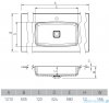 Vayer Citizen Leo K 121x50cm umywalka strukturalna kolor 05